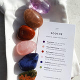 Soothe Crystal Kit – Anger & Stress crystal kit cleanse & co.