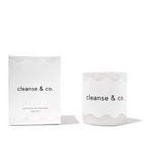 Wavy Candle - White
