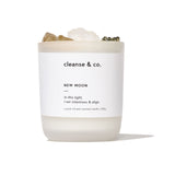 New Moon Intention Crystal Candle