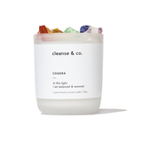 Chakra Crystal Candle - balanced & restored