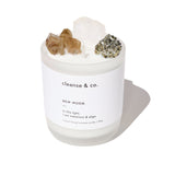 New Moon Intention Crystal Candle