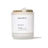New Moon Intention Crystal Candle