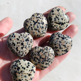 Dalmatian Jasper Mini Heart