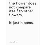 A4 Quote Print - Bloom