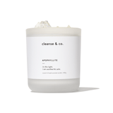 Apophyllite Intention Crystal Candle - soothed & calm candle cleanse and co.