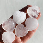Clear Quartz Mini Heart cleanse & co.