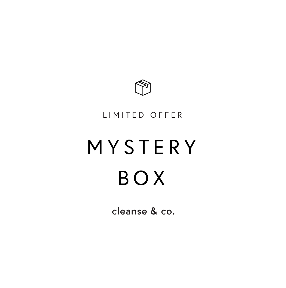Crystal Mystery Box new, bundle cleanse & co.