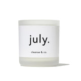 July – Eau De Parfum 400g Candle perfume cleanse & co.
