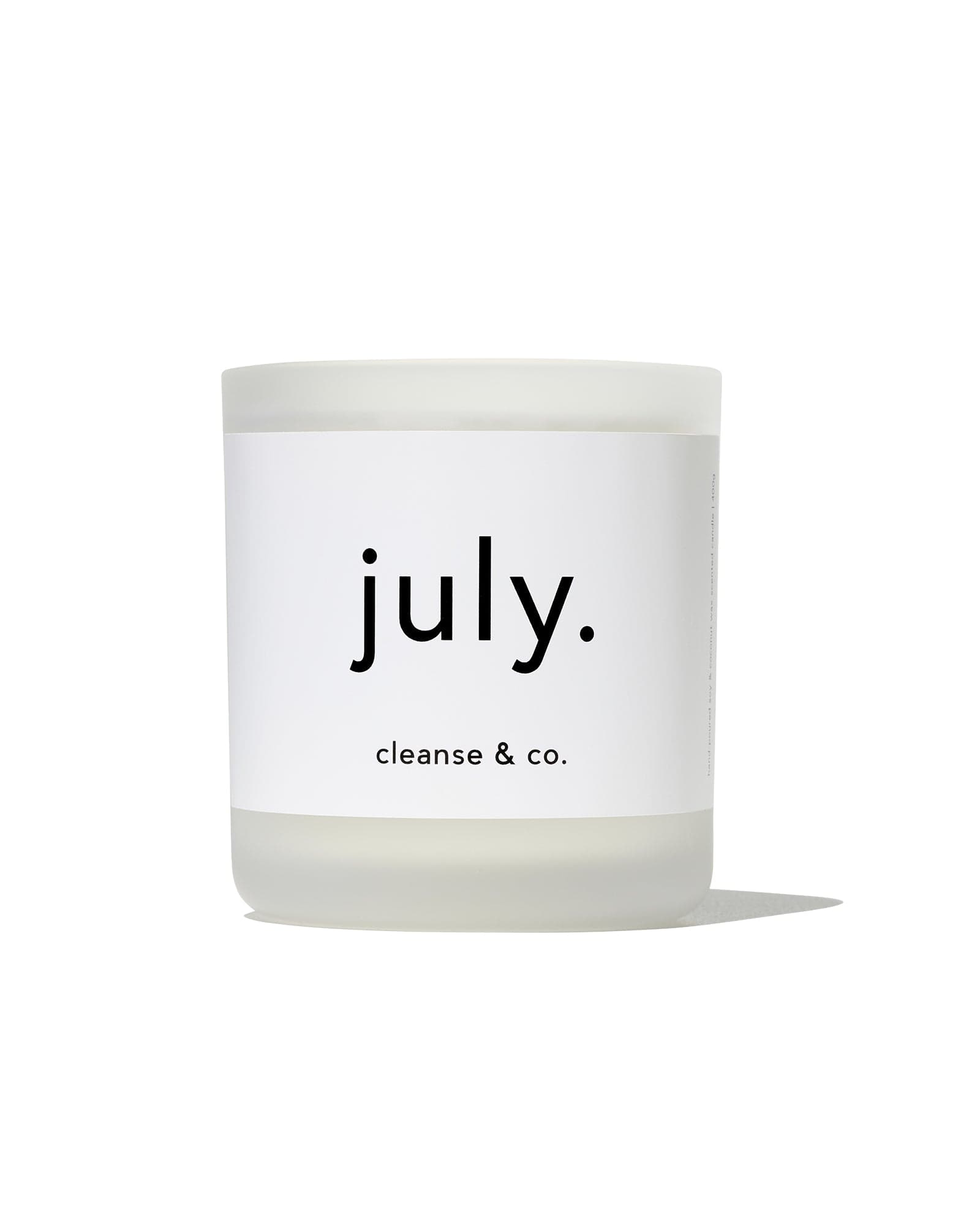 July – Eau De Parfum 400g Candle perfume cleanse & co.