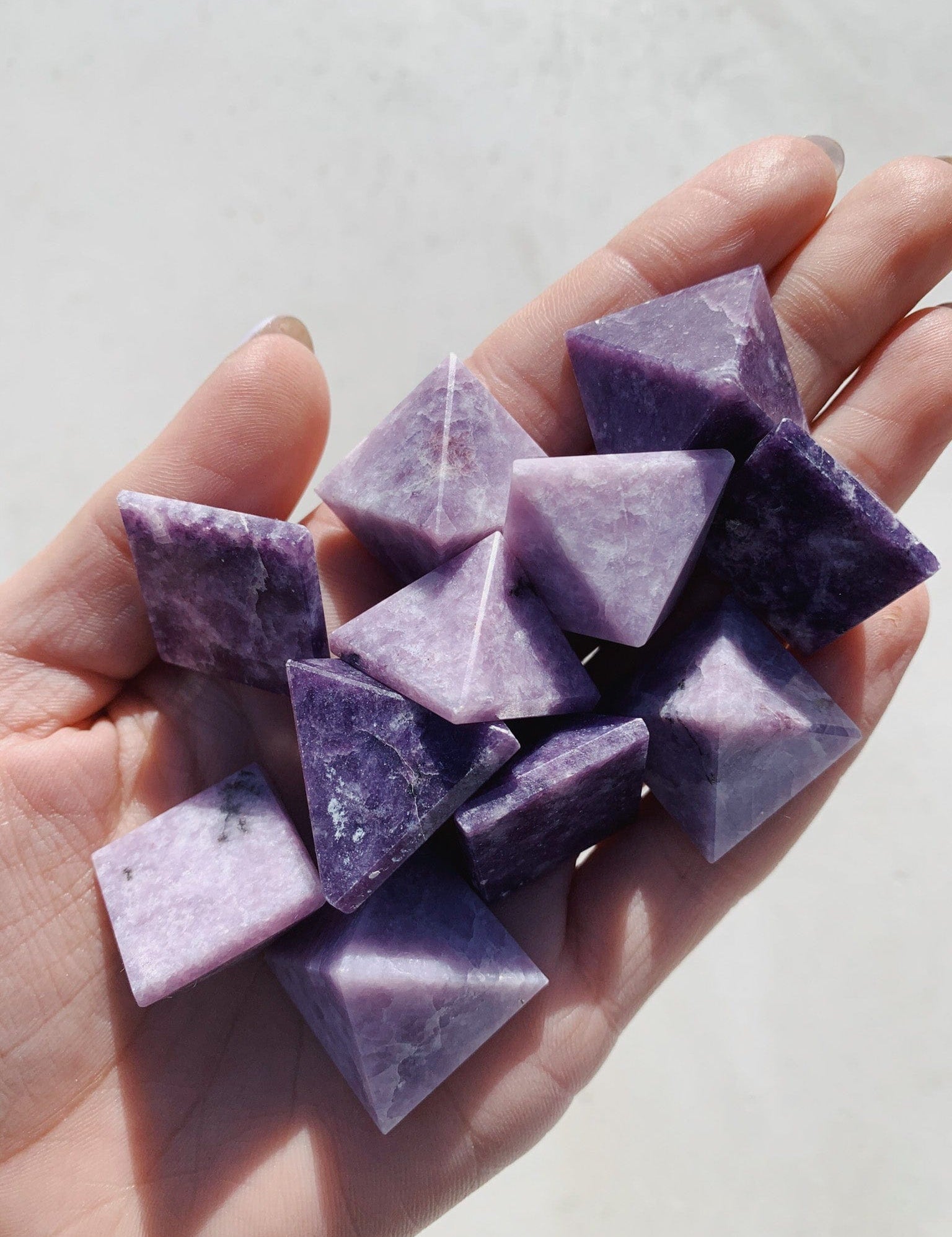 Lepidolite Mini Pyramid - Intuitively Chosen cleanse & co.