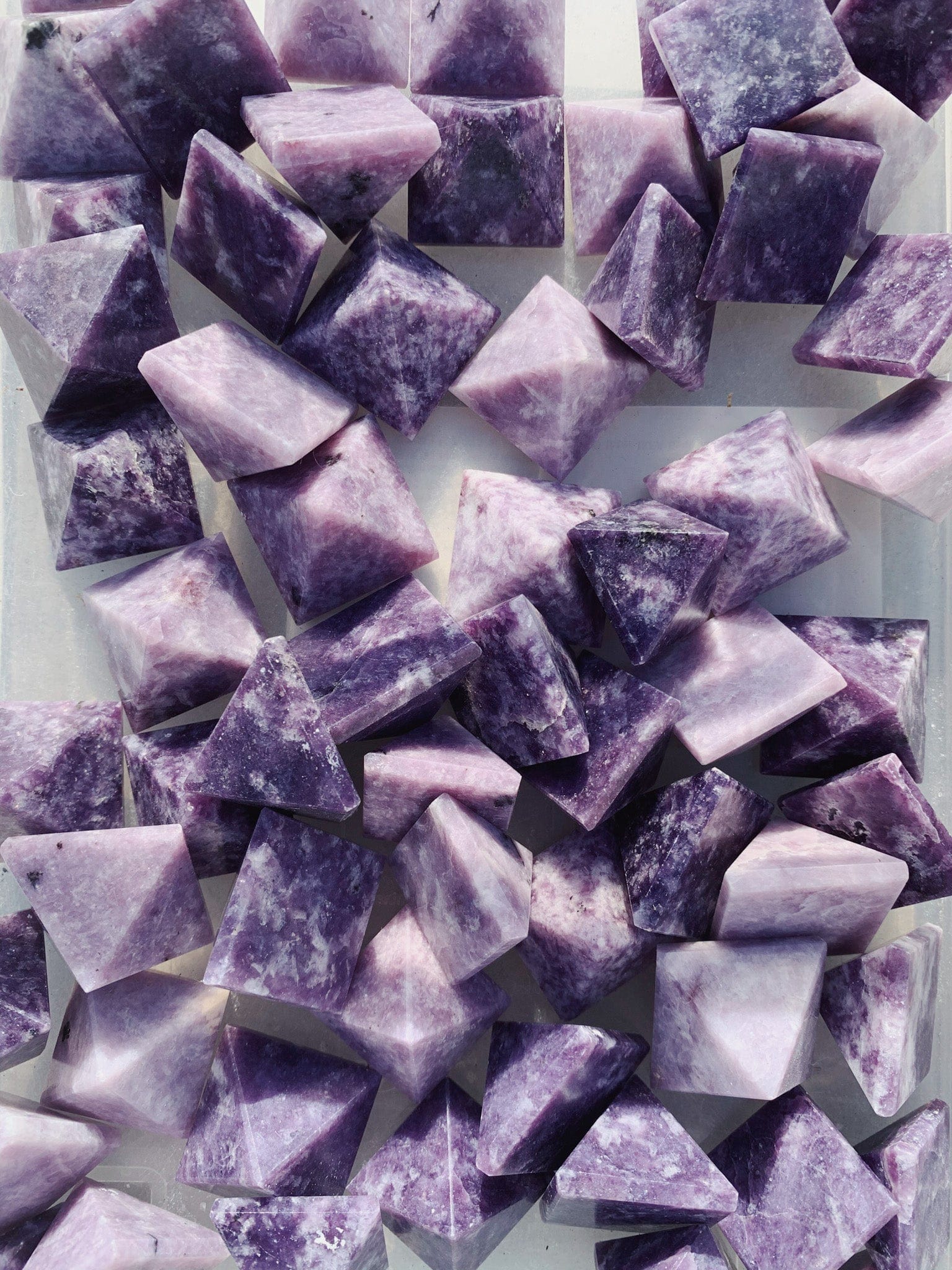 Lepidolite Mini Pyramid - Intuitively Chosen cleanse & co.