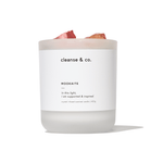 Mookaite Intention Crystal Candle - supported & inspired candle cleanse and co.