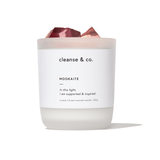 Mookaite Intention Crystal Candle - supported & inspired candle cleanse and co.