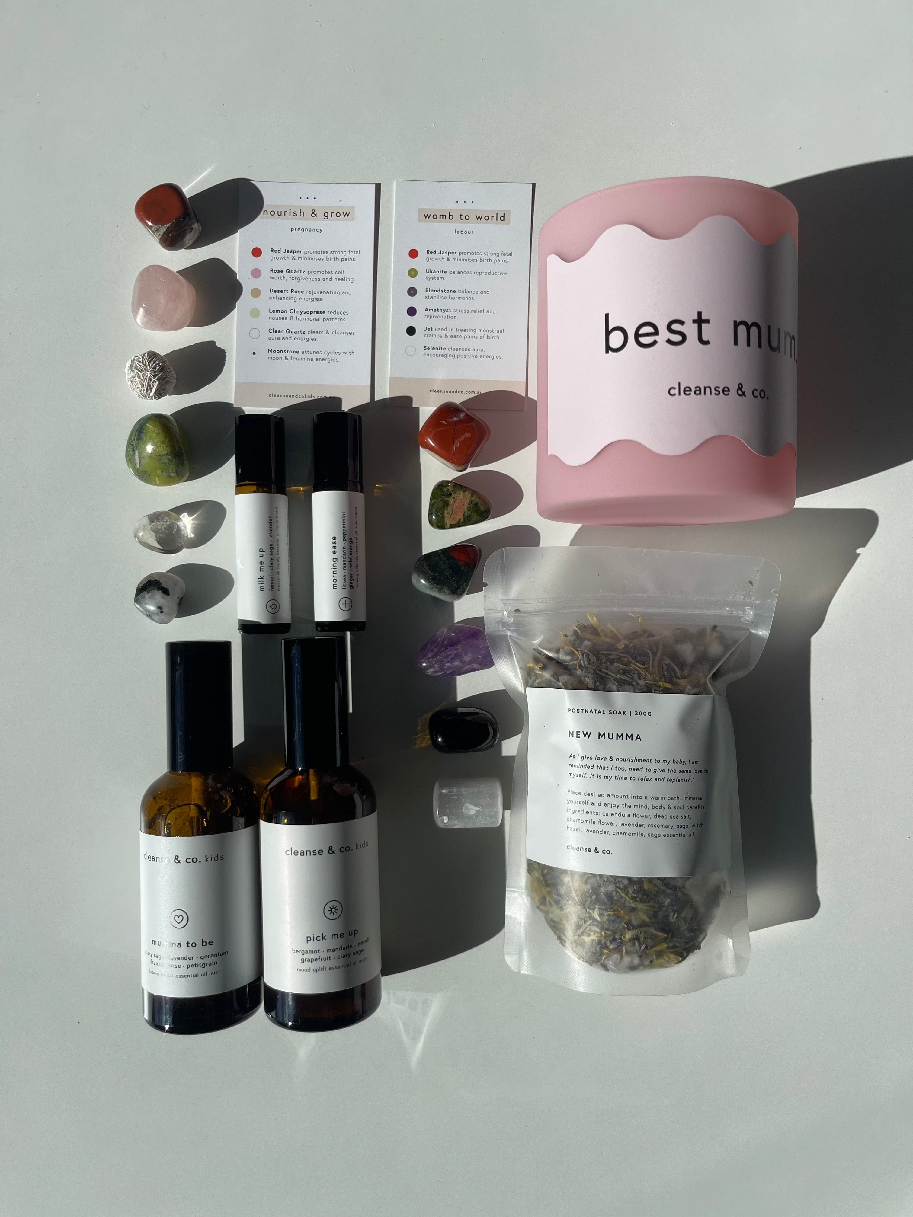 New Mumma Gift Bundle Box new cleanse & co.