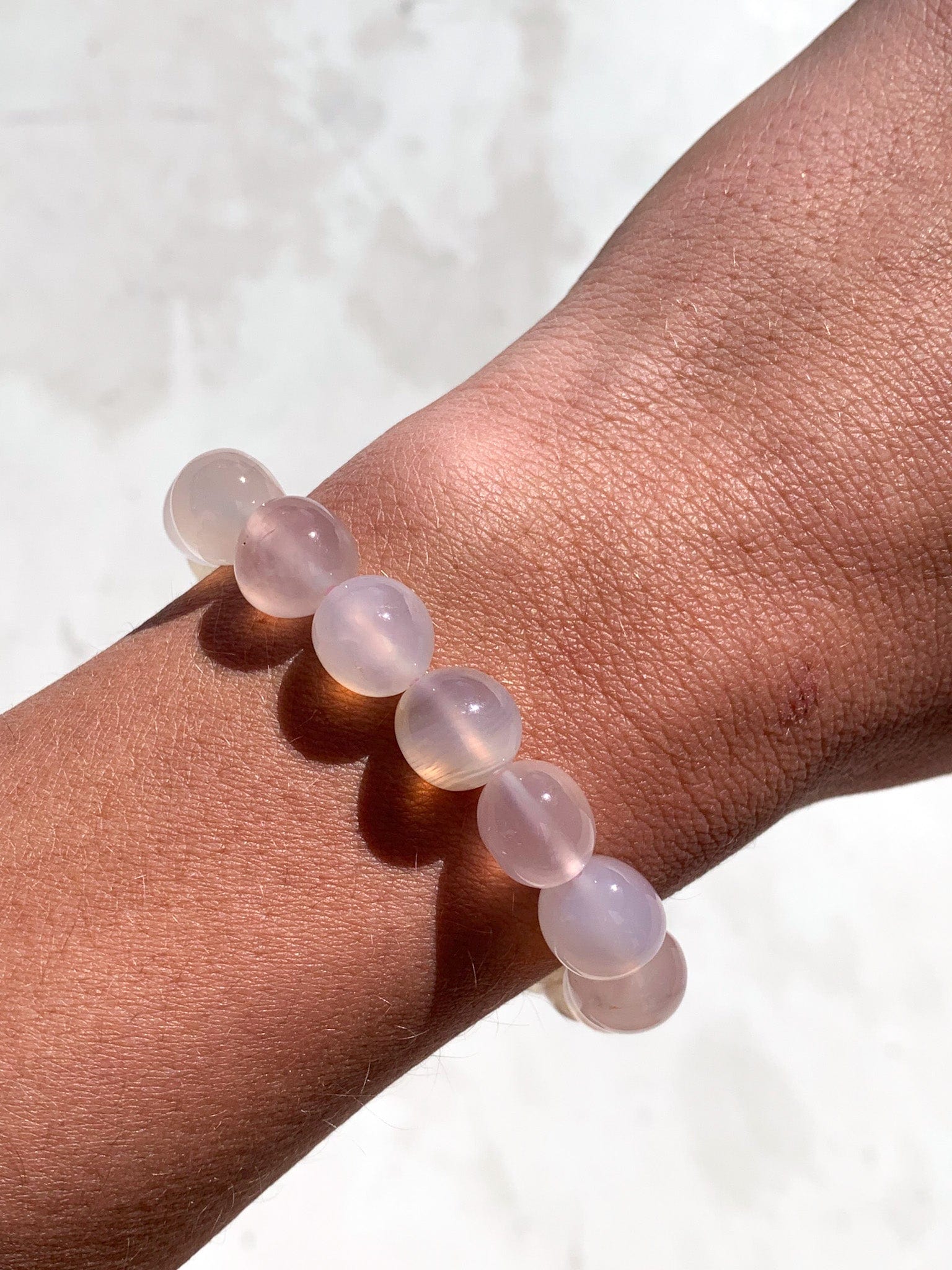 Pink Chalcedony Tumble Bracelet bracelets cleanse & co.