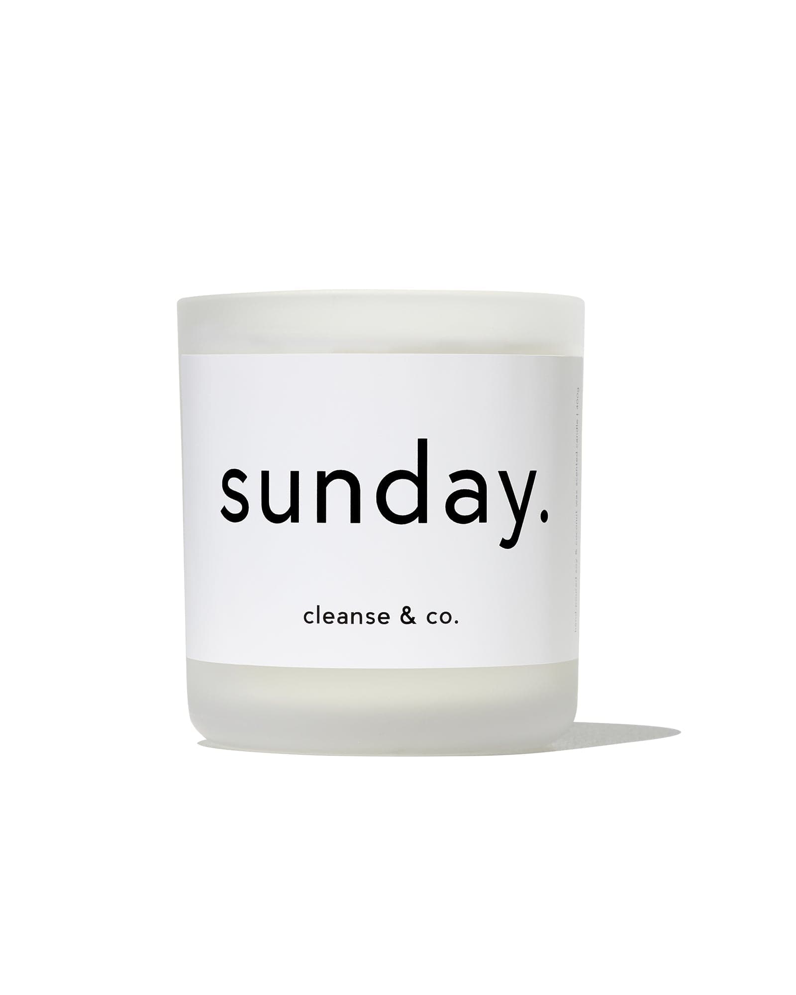 Sunday – Eau De Parfum 400g Candle perfume cleanse & co.