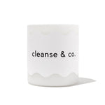Wavy Candle - White candle Australian Natives cleanse & co.