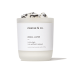 Zebra Jasper Crystal Candle - uplifted & aligned candle cleanse and co.