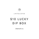 $10 Lucky Dip Box bundle cleanse & co.