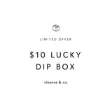 $10 Lucky Dip Box bundle cleanse & co.