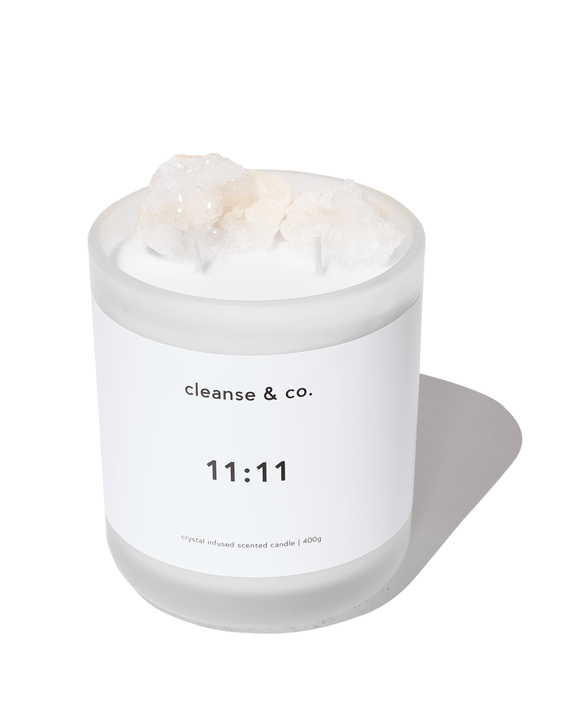 11:11 Intention Crystal Candle candle cleanse and co.