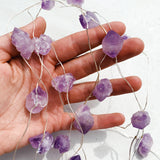Amethyst Fairy Crystal String Lights