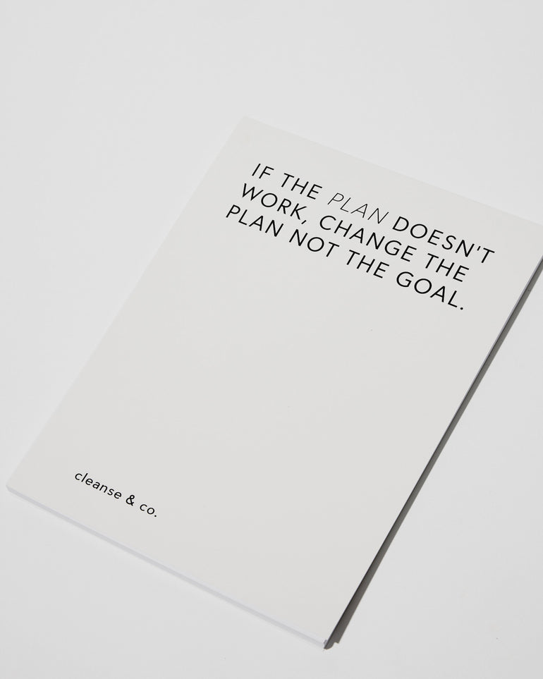 Daily Desk Planner Guidance Range cleanse & co.