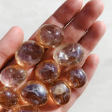 Peach Aura Quartz Tumble - Love/Support