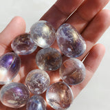 Clear Aura Quartz Tumble - Positivity/Anxiety