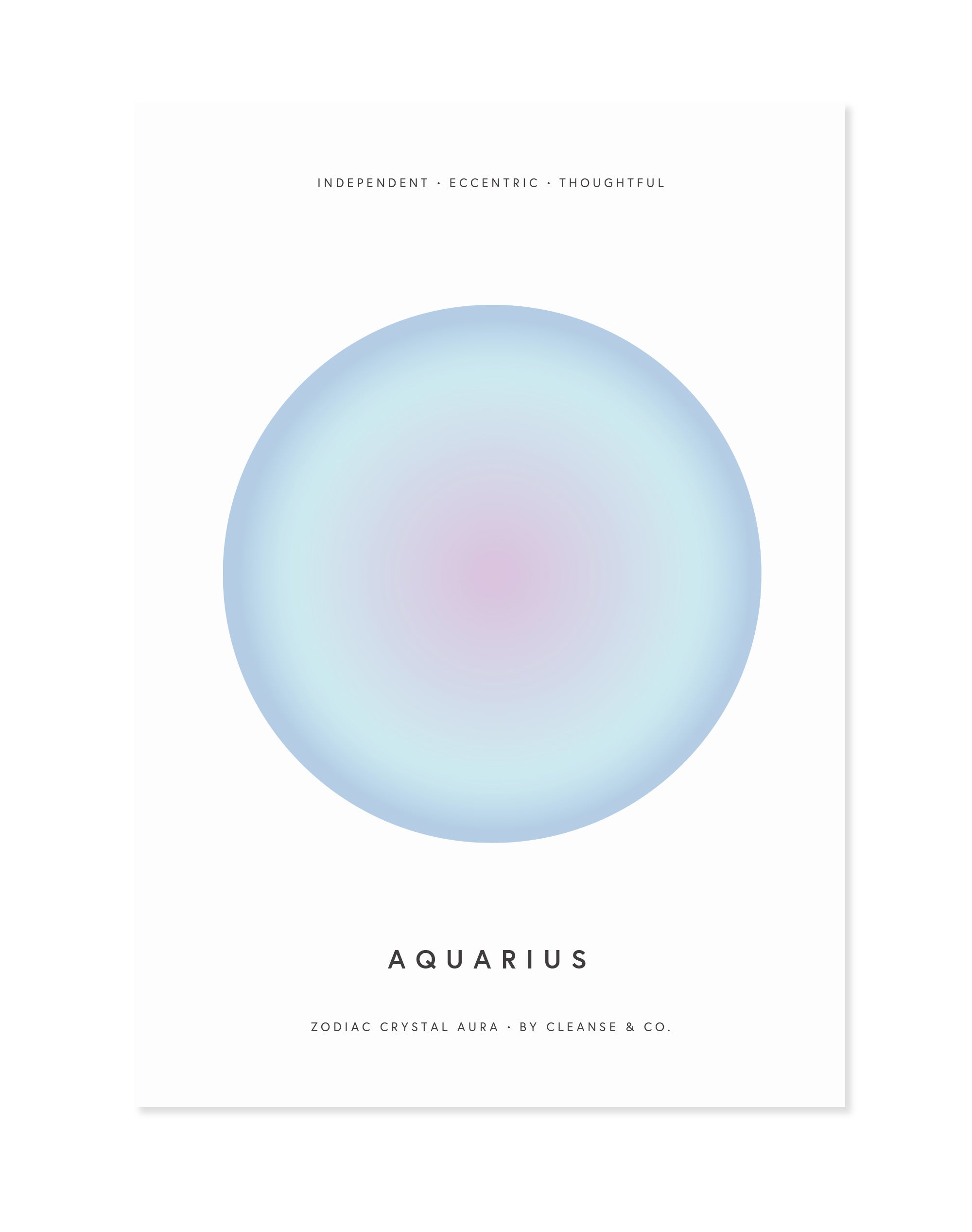Aquarius Zodiac Print