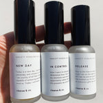 Cleanse & Co. Anxiety Mist Trio Essential Oil Blend.