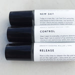 Cleanse & Co. Anxiety Roller Trio Essential Oil Blend.