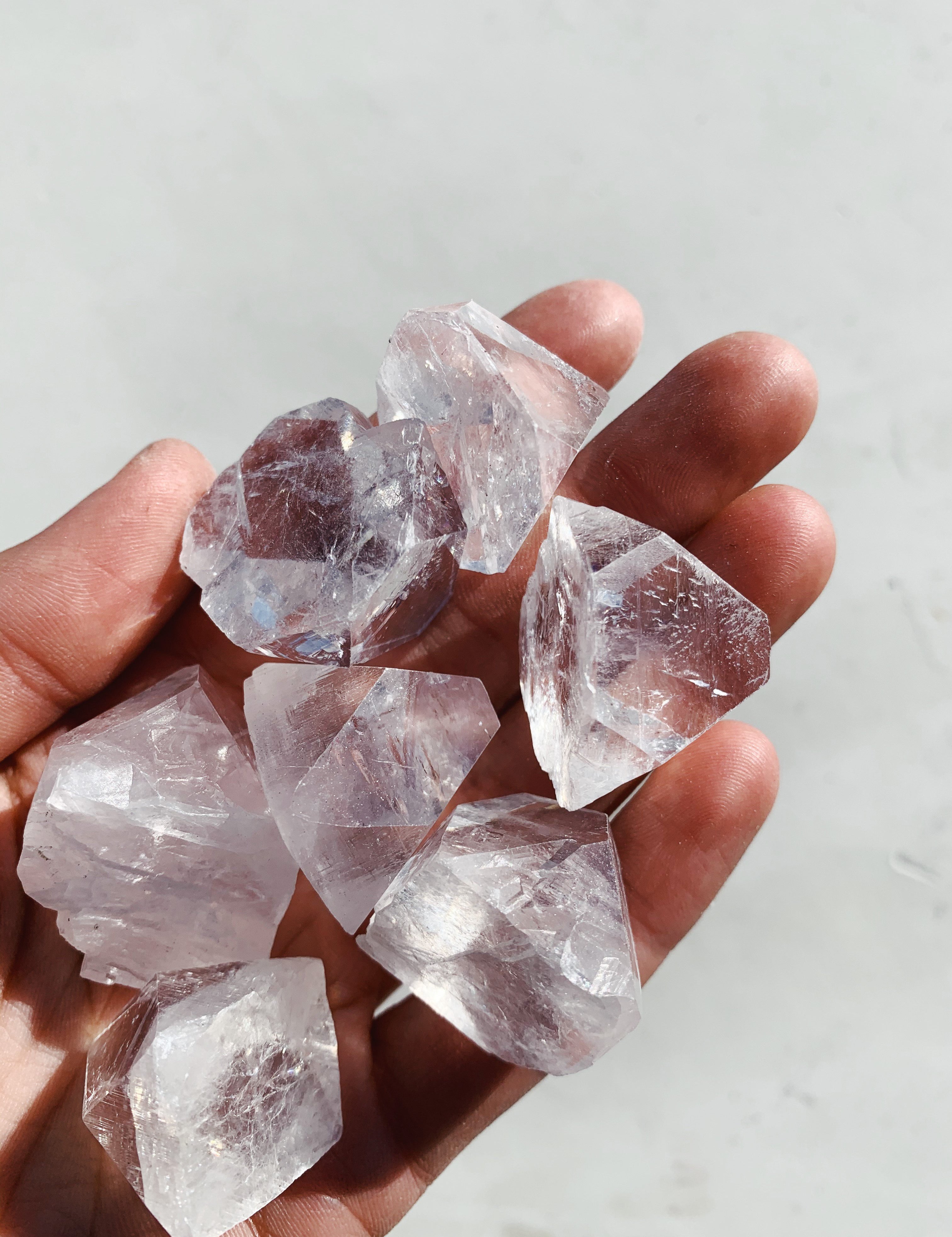 CLEANSE & CO. Apophyllite Point. Ethically Sourced Tumbled Crystal.