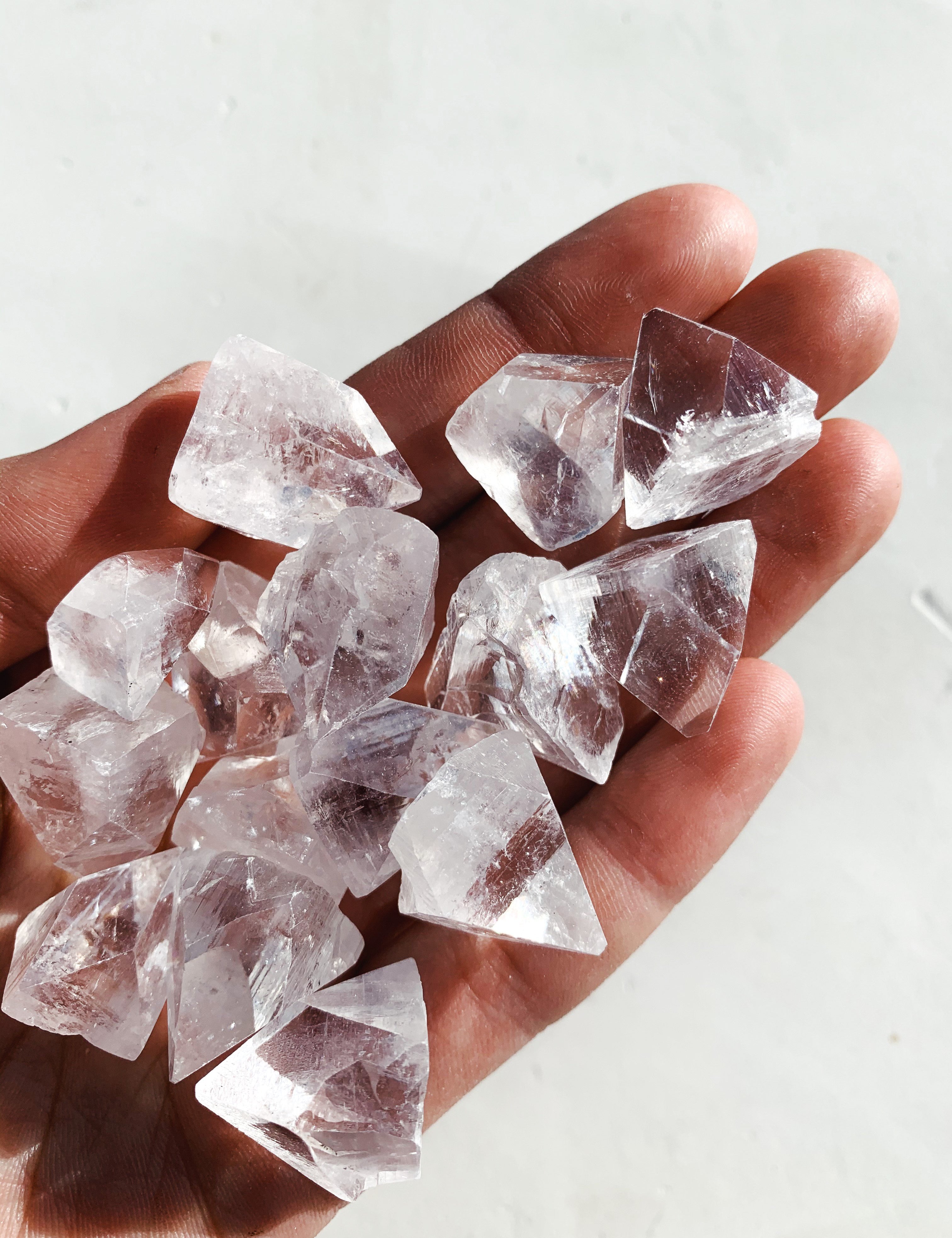 CLEANSE & CO. Apophyllite Point. Ethically Sourced Tumbled Crystal.