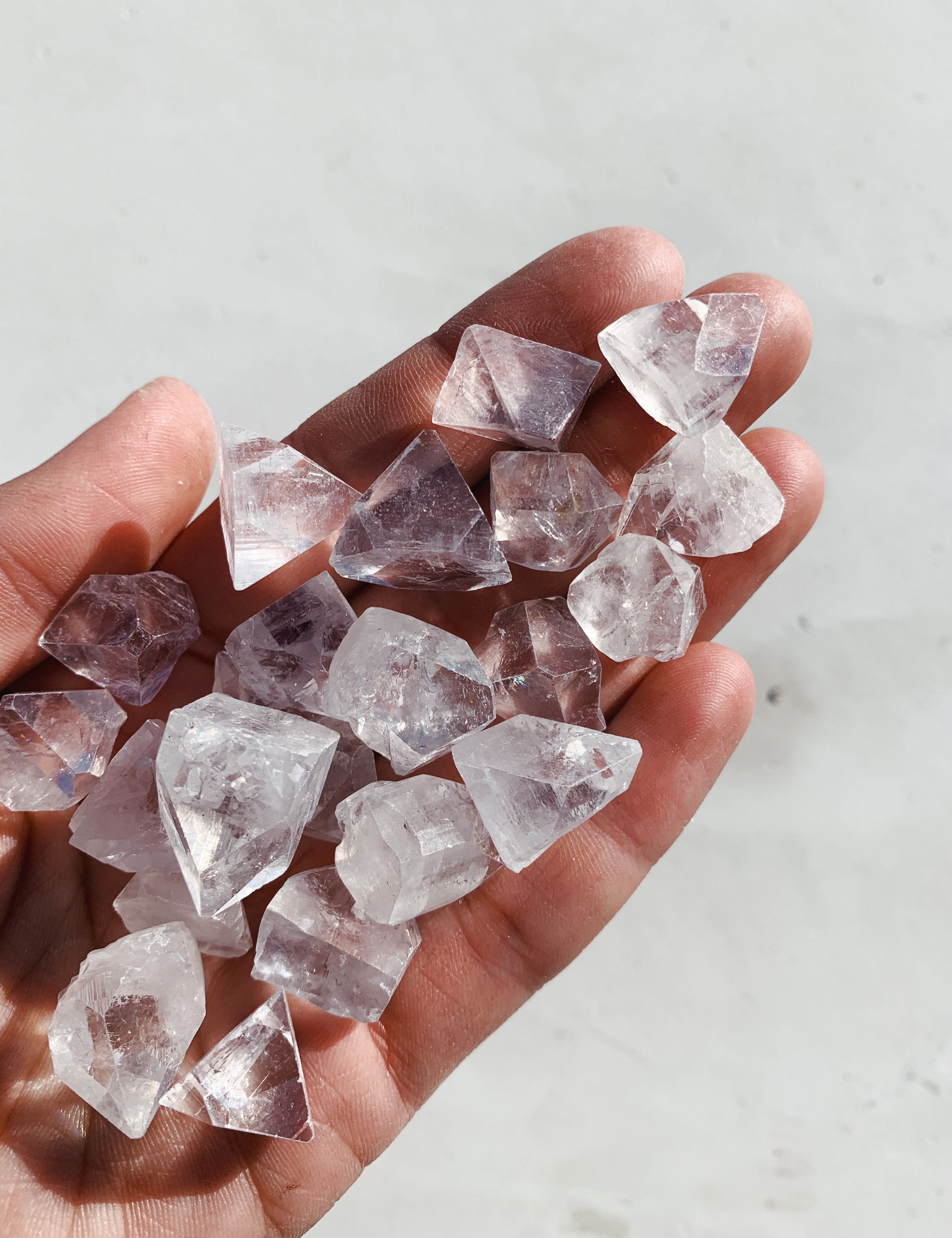 CLEANSE & CO. Apophyllite Point. Ethically Sourced Tumbled Crystal.