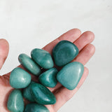 CLEANSE & CO. Aventurine. Ethically Sourced Tumbled Crystal.