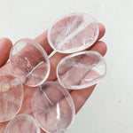 Cleanse & Co. Clear Quartz Crystal Worry Stone. Ethically Sourced Crystals.