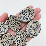 Cleanse & Co. Dalmatian Jasper Crystal Worry Stone. Ethically Sourced Crystals.