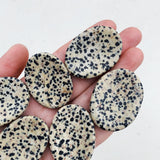 Cleanse & Co. Dalmatian Jasper Crystal Worry Stone. Ethically Sourced Crystals.
