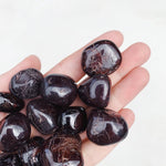 CLEANSE & CO. Garnet. Ethically Sourced Tumbled Crystal.