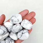 CLEANSE & CO. Howlite. Ethically Sourced Tumbled Crystal.