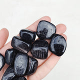 CLEANSE & CO. Hypersthene. Ethically Sourced Tumbled Crystal.