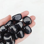 CLEANSE & CO. Jet. Ethically Sourced Tumbled Crystal.