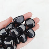CLEANSE & CO. Jet. Ethically Sourced Tumbled Crystal.
