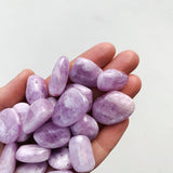 CLEANSE & CO. Kunzite. Ethically Sourced Tumbled Crystal.