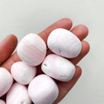 CLEANSE & CO. Mangano Calcite. Ethically Sourced Tumbled Crystal.