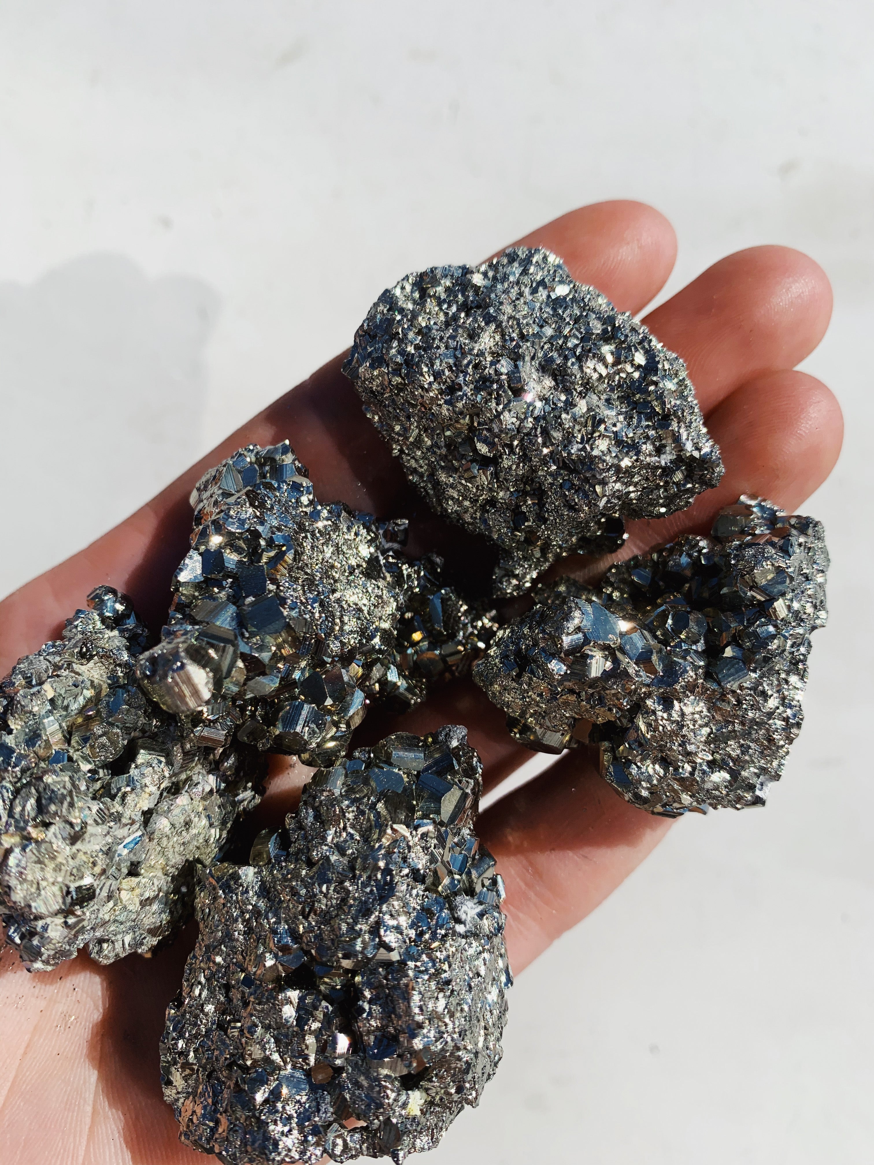 CLEANSE & CO. Medium Raw Pyrite. Ethically Sourced Crystals.