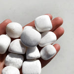 CLEANSE & CO. Scolecite. Ethically Sourced Tumbled Crystal.