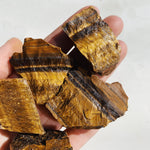 Cleanse & Co. Small Raw Tigers Eye. Ethically Sourced Raw Crystals.