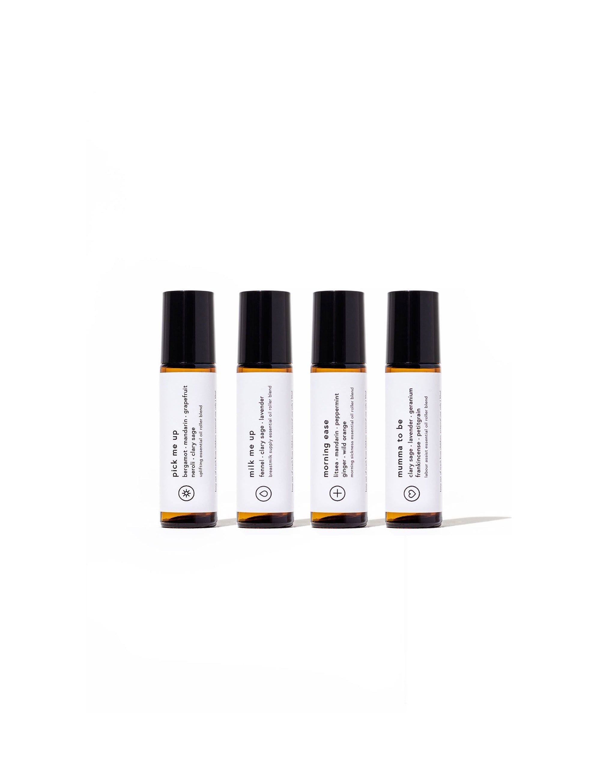 Cleanse & Co. Mumma & Kids Blends. Mum Essential Oil Blend Collection Rollers.